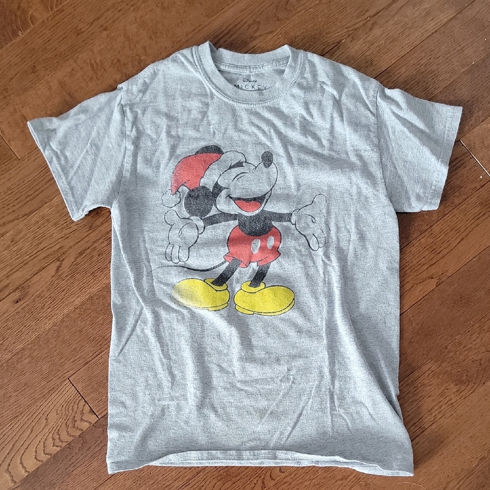 Disney Light Gray Mickey Mouse Shirt